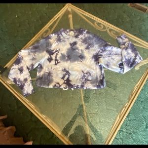 PINK VICTORIA'S SECRET PULLOVER Tie Dye SWEATSHIRT